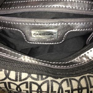 Giani Bernini Bags - Giani Bernini Hobo handbag (grey/black/silver) Giani Bernini Bags - Giani Bernini Hobo handbag (grey/black/silver)
